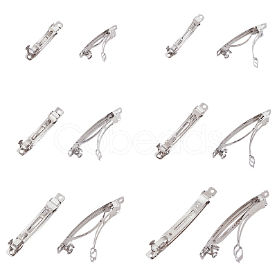 Iron Hair Barrette Findings IFIN-PH0024-37P-1