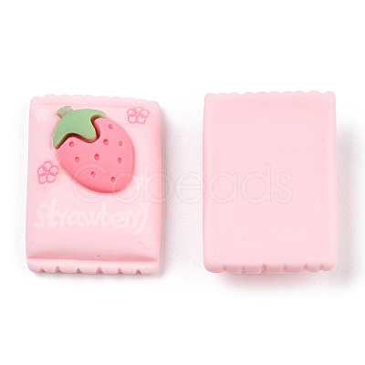 Opaque Resin Imitation Food Cabochons CRES-YWC0002-01A-1