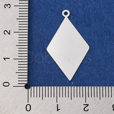 925 Sterling Silver Blank Pendants STER-F057-02S-02-1