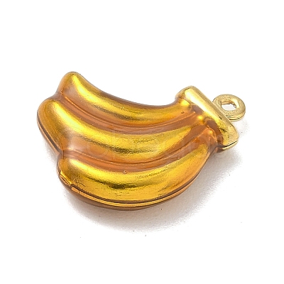 304 Stainless Steel Fruit Enamel Pendants STAS-G362-04G-10-1