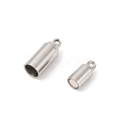 304 Stainless Steel Magnetic Clasps STAS-A117-09A-P-1