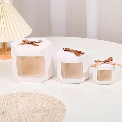 Octagon Cardboard Candy Boxes PW-WG62705-02-1