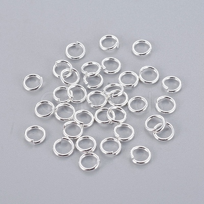 304 Stainless Steel Open Jump Rings X-STAS-E464-09B-S-1