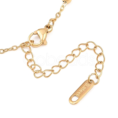 304 Stainless Steel Link Chain Anklet for Women WG34D3C-02-1