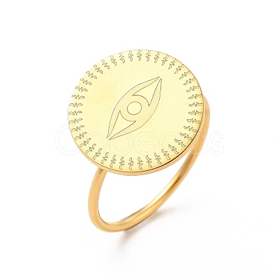 304 Stainless Steel Finger Rings for Women STAS-K248-01C-1