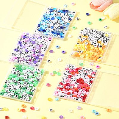 Transparent & Opaque Acrylic Beads KY-FS0001-26B-1