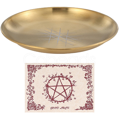 Stainless Steel Candlestick Tray AJEW-WH20019-90A-1