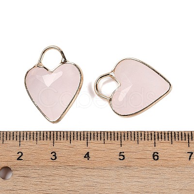 Natural Rose Quartz Faceted Pendans KK-L218-005G-04-1