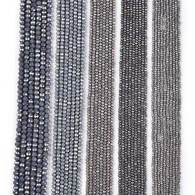 Electroplate Glass Beads Strands LS-EGLA-A044-P8mm-B10-1
