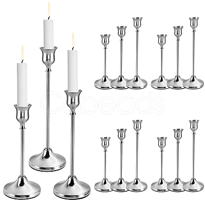 3Pcs 3 Styles Metal Candle Holder Sets DIY-WA0001-37P-1