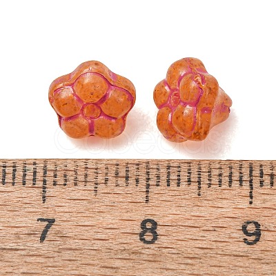 Handmade Lampwork Bead Caps LA-CBAA1BE-02G-1