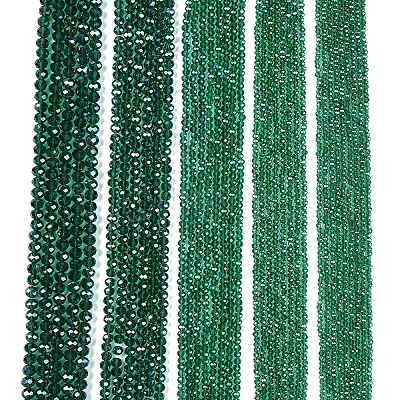 Electroplate Glass Beads Strands EGLA-A044-T3mm-A18-1