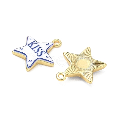 Printed Brass Pendants KK-CBA42CA-08G-04-1