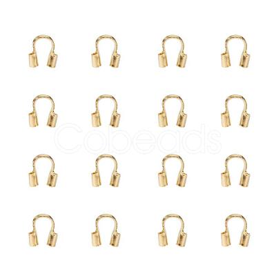 Eco-Friendly Rack Plating Brass Wire Guardians KK-I606-30G-NR-1