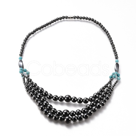 Bib Necklaces NJEW-M182-04-1