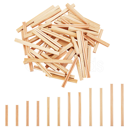 62Pcs 6 Style Pinewood Wooden Dominoes Holder DIY-OC0010-16-1