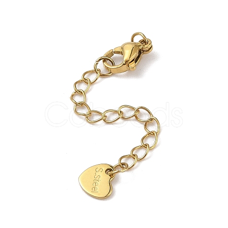 Ion Plating(IP) 304 Stainless Steel Curb Chain Extender High Polished STAS-A097-02C-G-1