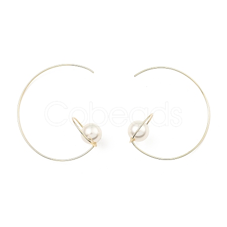 Rack Plating 925 Sterling Silver Dangle Earrings EJEW-Z024-01A-G-1