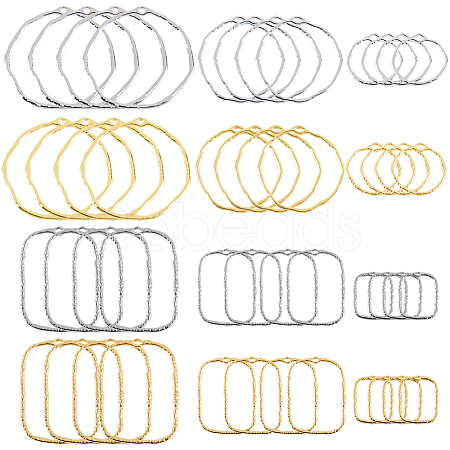 2 Bags 2 Colors Zinc Alloy Pendants FIND-SP0005-01-1