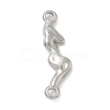 304 Stainless Steel Links Connector Charms STAS-K267-22A-P-1