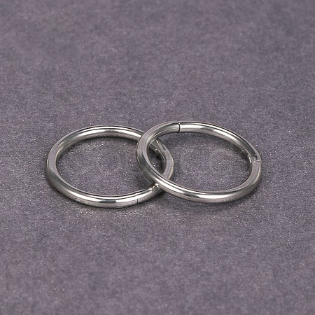 316L Surgical Stainless Steel Hoop Cartilage Earrings WGB51CA-34-1
