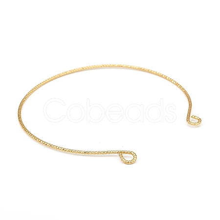 Brass Cuff Bangles KK-D160-01G-1