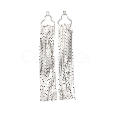 Brass Tassel Big Pendants KK-F898-22C-P-1