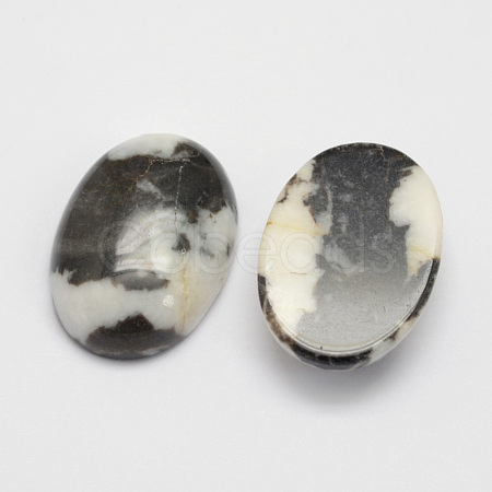 Natural Zebra Jasper Cabochons X-G-D860-A13-1