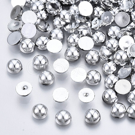 ABS Plastic Cabochons OACR-S034-6mm-02-1