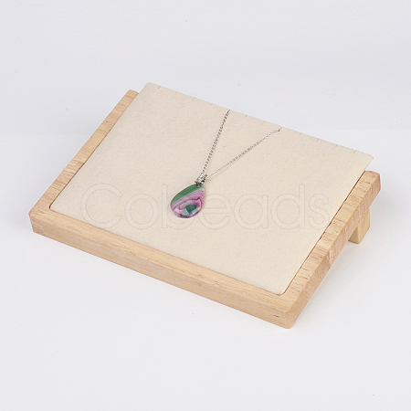 Wood Necklace Displays NDIS-E020-02B-1