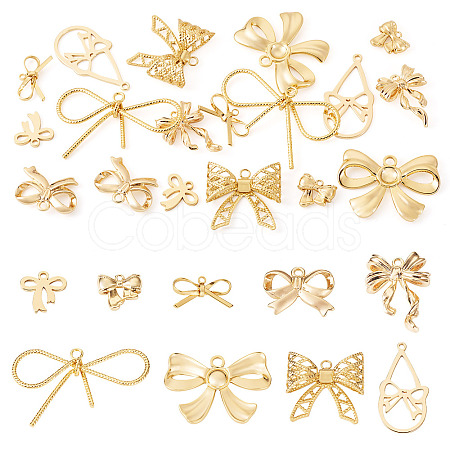 18Pcs 9 Styles Brass Pendants KK-TA0001-87-1