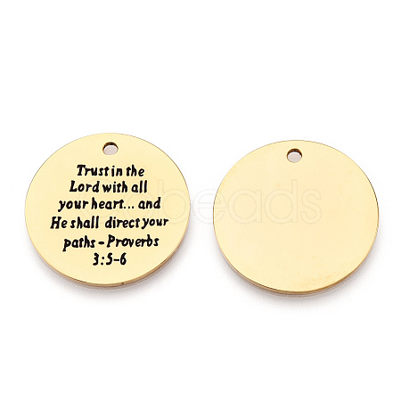 201 Stainless Steel Pendants LS-STAS-T064-37G-23-1