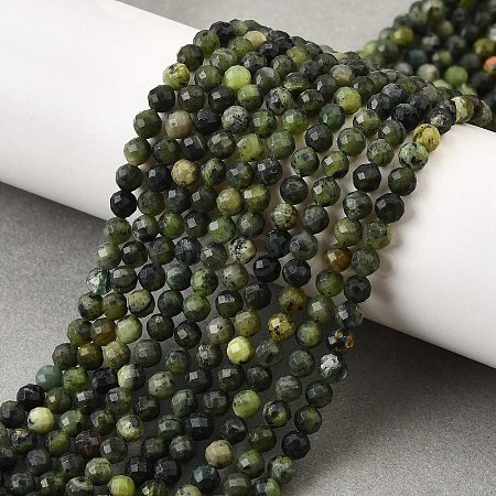 Natural Canadian Jade Beads Strands G-G259-D01-4mm-1