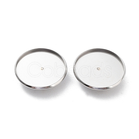 Non-Tarnish 304 Stainless Steel Brooch Base Settings FIND-D035-04E-P-1