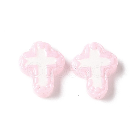 Baking Paint Glass Enamel Beads BLOW-D300-06I-1