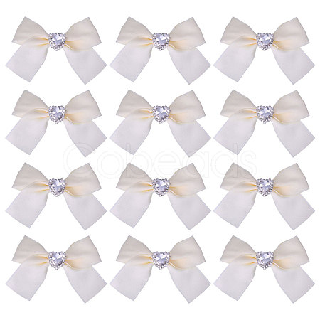 12pcs Polyester Bowknot Ornament Accessories DIY-CA0007-22B-1