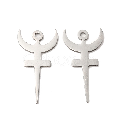 Non-Tarnish 304 Stainless Steel Pendant STAS-H212-24P-1