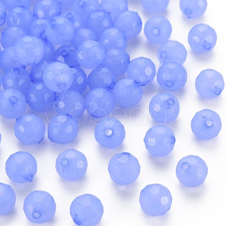 Transparent Acrylic Beads TACR-S154-62E-01-1