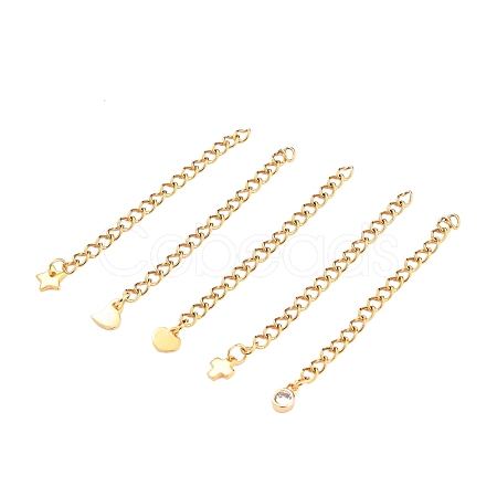 PVD Vacuum Plating 304 Stainless Steel Chains Extender FIND-JF00085-M-1