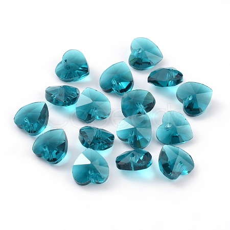 Romantic Valentines Ideas Glass Charms X-G030V10mm-14-1