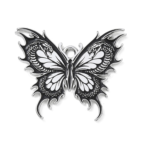 Halloween Alloy Enamel Pendants AL-CBA492B-01B-P-1