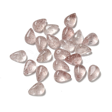 Natural Strawberry Quartz Cabochons G-Q173-02A-09-1