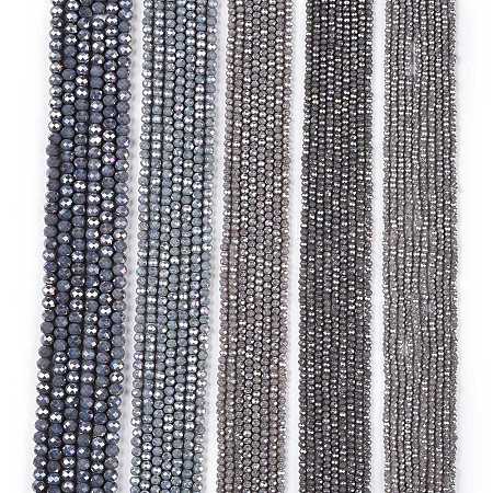 Electroplate Glass Beads Strands LS-EGLA-A044-P8mm-B10-1