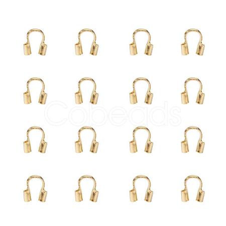 Eco-Friendly Rack Plating Brass Wire Guardians KK-I606-30G-NR-1