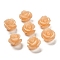 Synthetic Coral Carved Beads, Dyed, Flower, Navajo White, 11.5x11.5x8.5mm, Hole: 1.2mm