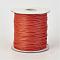 Eco-Friendly Korean Waxed Polyester Cord, Coral, 2mm, about 90yards/roll(80m/roll)