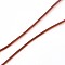 Korean Elastic Crystal Thread, Jewelry Beading Cords, Stretch Bracelet String, Round, Sienna, 0.8mm, about 1093.61 yards(1000m)/roll