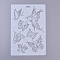 Plastic Reusable Drawing Painting Stencils Templates, for Painting on Scrapbook Fabric Canvas Tiles Floor Furniture Wood, White, 260x179x0.3mm