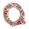 Synthetic Cherry Quartz Glass Stretch Bracelets, Chip, 17~22cm