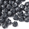 Opaque Acrylic Beads, Twist, Gray, 14.5x14x14mm, Hole: 1.6mm, about 390pcs/500g